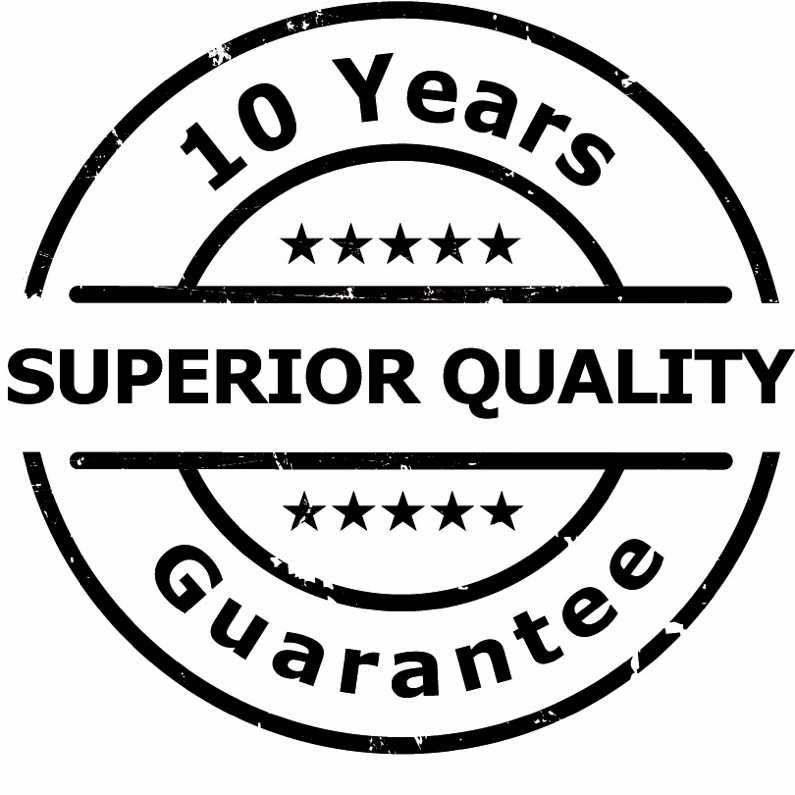 Steppie har 10 års garanti logo